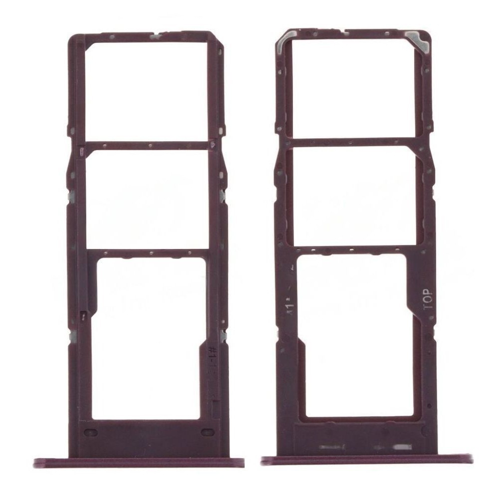 Samsung Galaxy A14 4G A145 OEM Dual SIM Card Tray Holder Reparationsdel - Röd