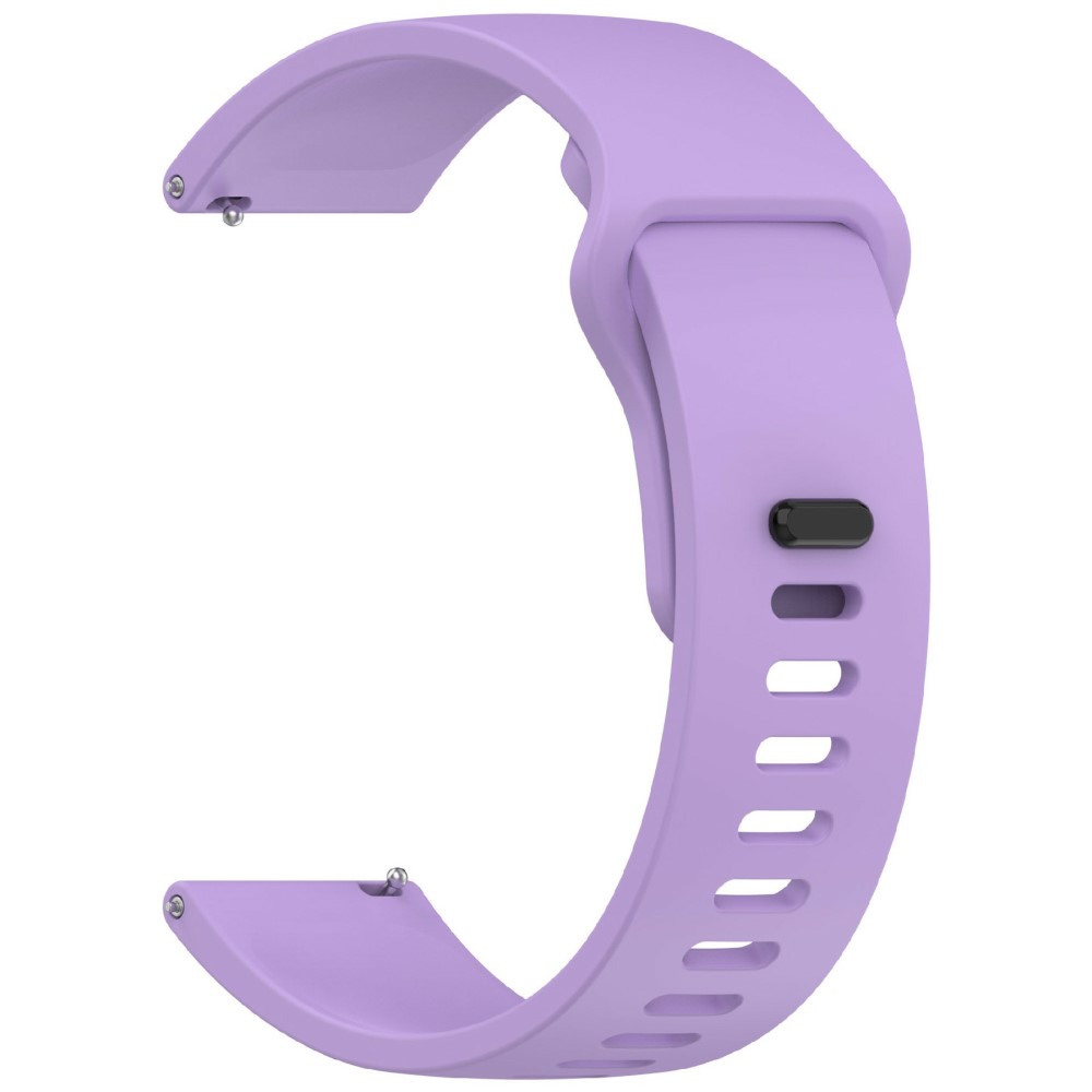 22mm Silikon Klockarmband Samsung Huawei Garmin Xiaomi Universal Handledsrem - Lila