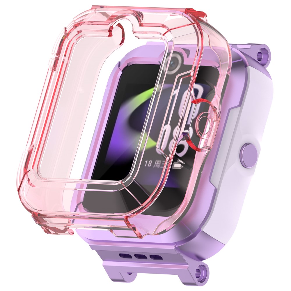 Huawei Barnklocka 5X / 5 / 5 Pro / 5 Vitality Edition Klockfodral Flexibelt skyddsfodral - Transparent Rosa