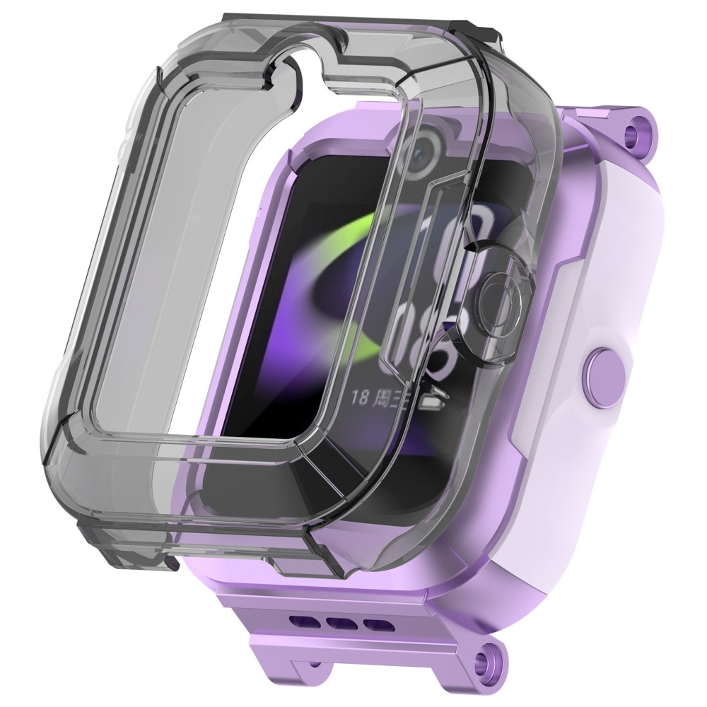 Huawei Barnklocka 5X / 5 / 5 Pro / 5 Vitality Edition Klockfodral Flexibelt skyddsfodral - Genomskinlig Svart