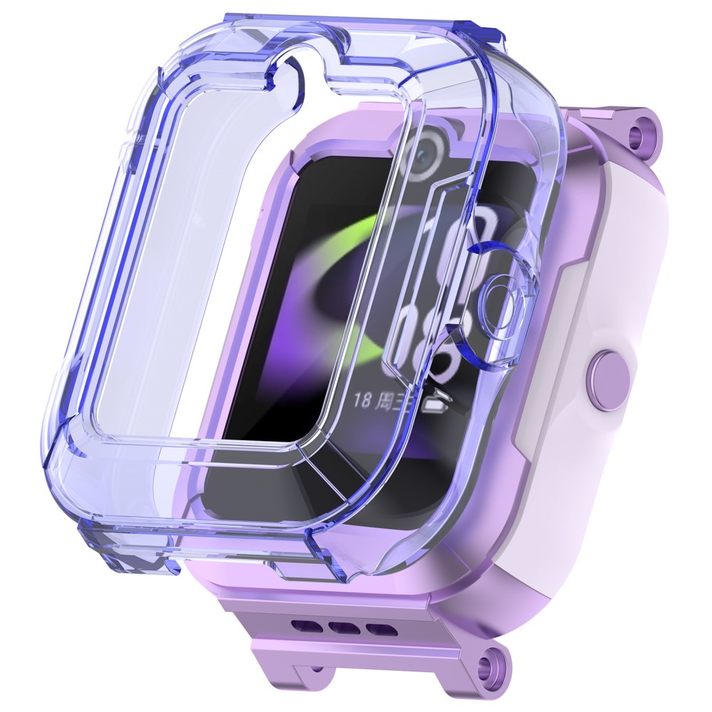 Huawei Barnklocka 5X / 5 / 5 Pro / 5 Vitality Edition Klockfodral Flexibelt skyddsfodral - Transparent Blå