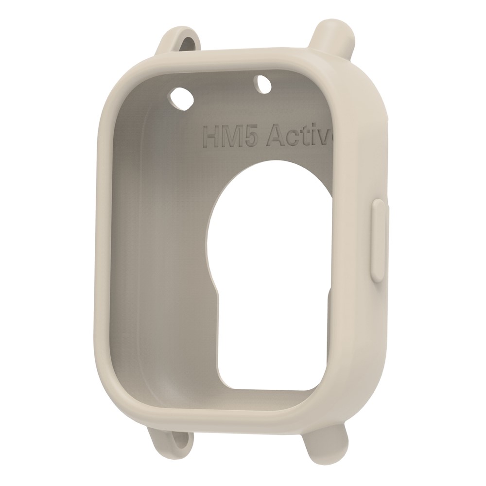 Xiaomi Redmi Watch 5 Active Klockfodral Mjukt silikonöverdrag - Elfenben Vit