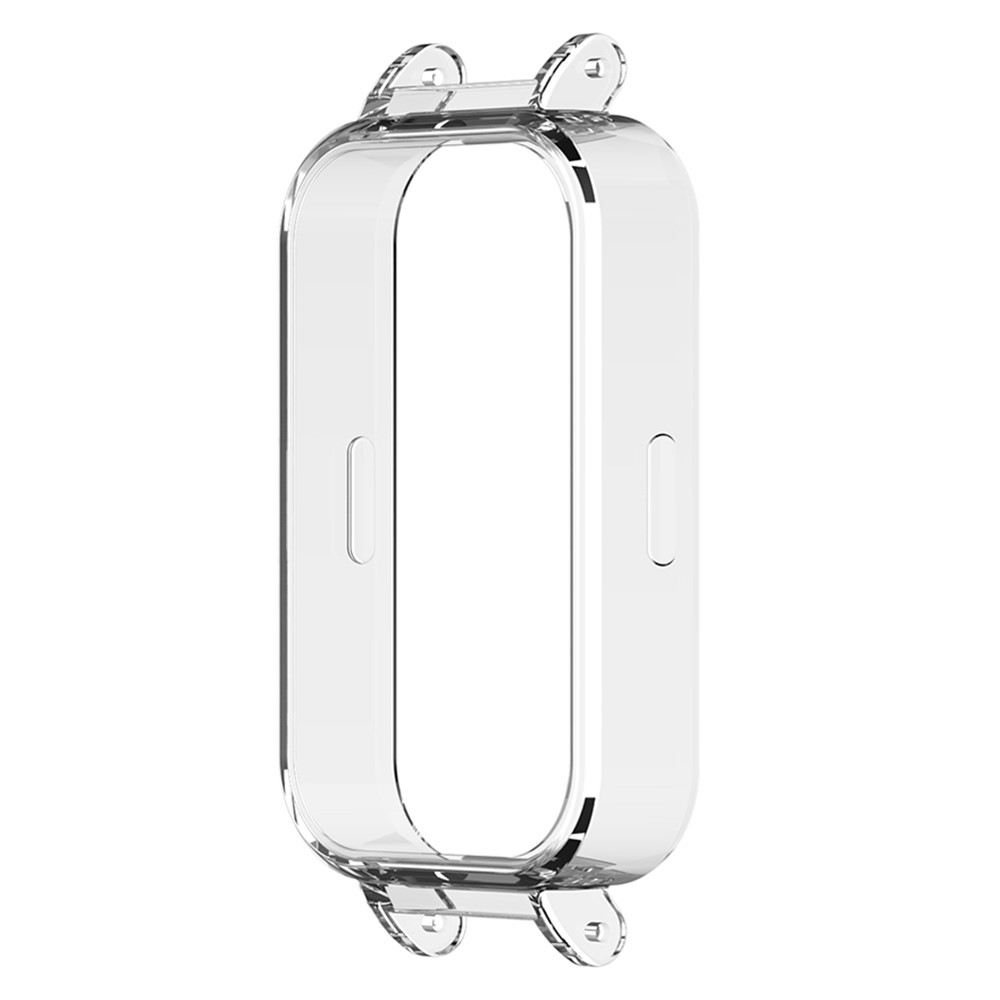Xiaomi Redmi Band 3 / Smart Band 9 Active Watch Frame Klockarmband Stötskyddande skydd med 12 mm inre adapterkontakt - Transparent