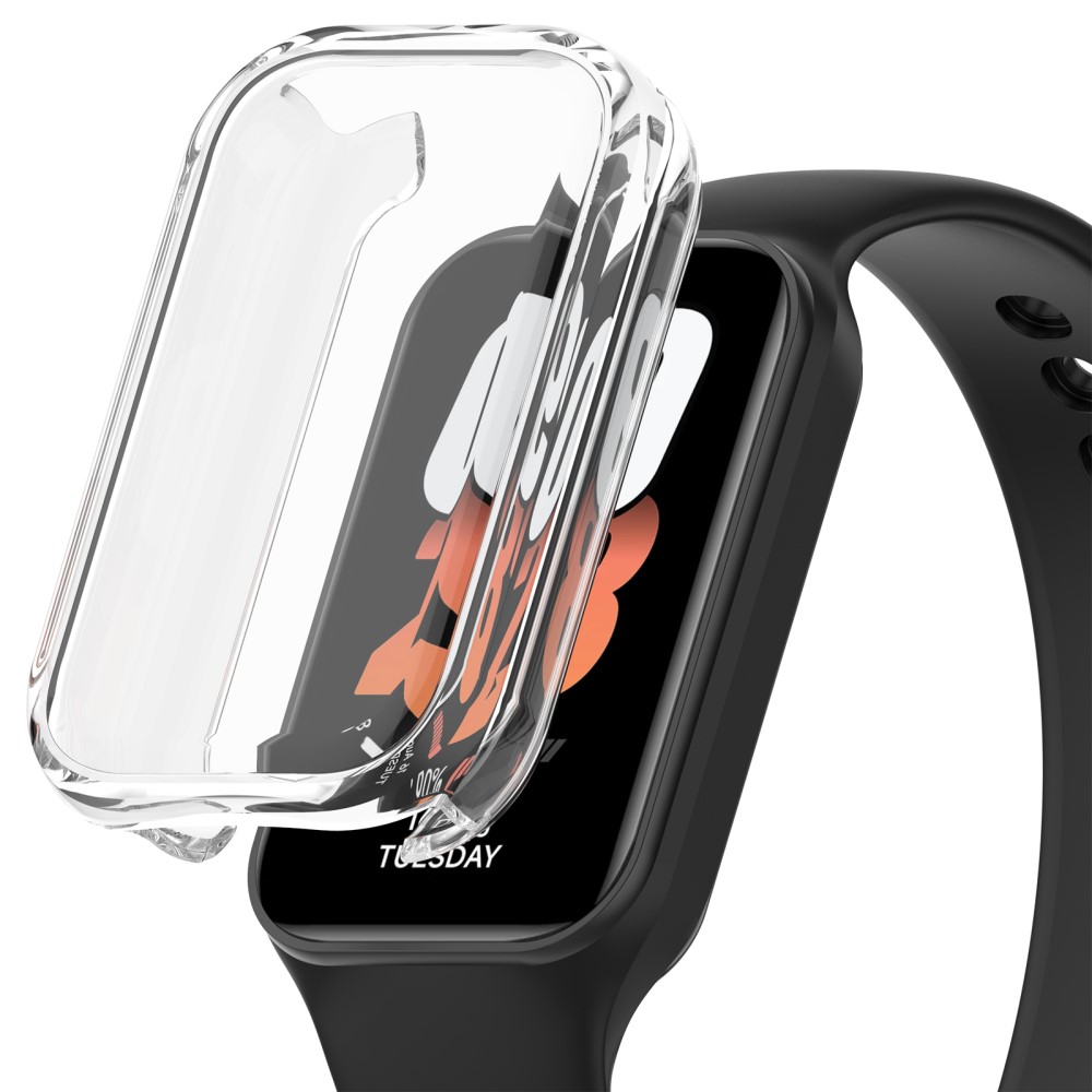 Xiaomi Smart Band 8 Active / Redmi Band 2 Flexibelt klockfodral med heltäckande skydd - Transparent