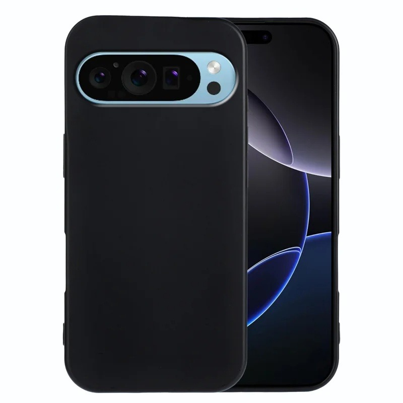 Google Pixel 10 Pro / Google Pixel 10 / Google Pixel 9 Pro / Google Pixel 9 Flexibelt fodral Mjukt matt fingeravtrycksfritt bakstycke för telefon - Sv