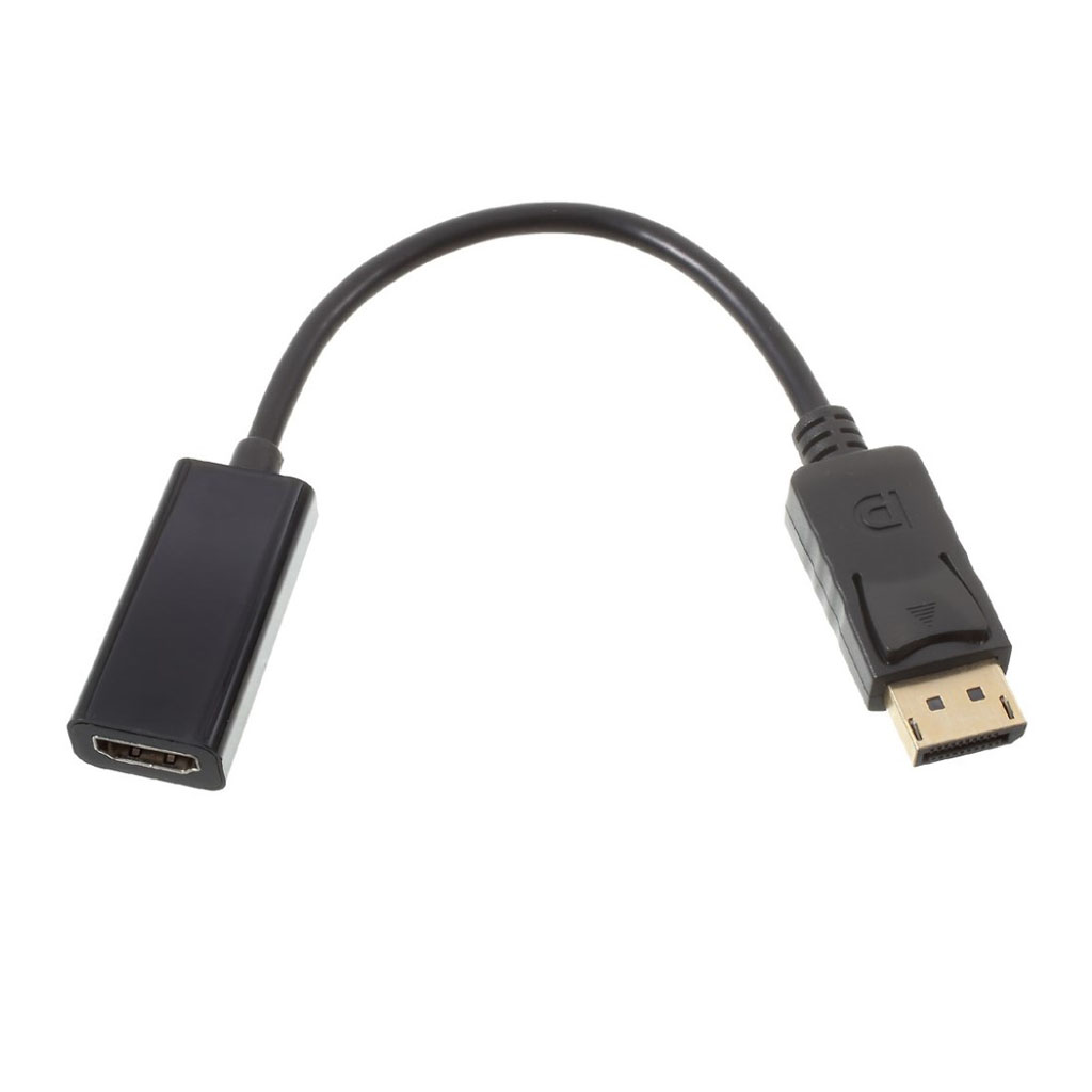 Adaptersladd konverterare Displayport DP hankontakt till HDMI honkontakt för datorer 22.5cm