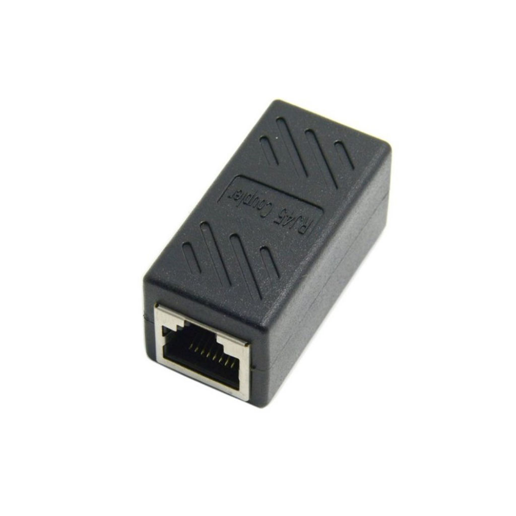 Nätverkskabel adapter med skydd för RJ45 honkontakt till LAN uttag honkontakt CY CA-028 CAT6