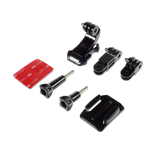 6 i 1 Fäste Tillbehörs Kit för GoPro Hero Kamera Series