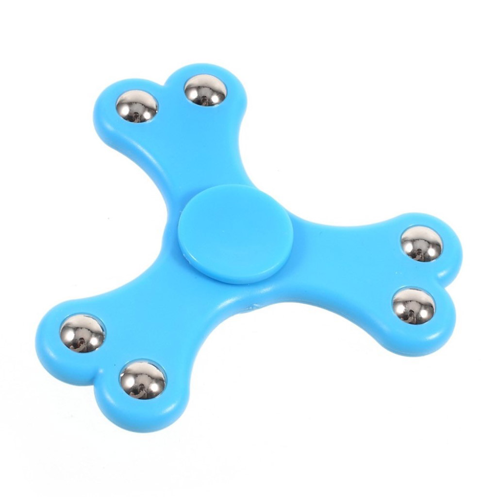 Fidget spinner tri-spinner - Blå