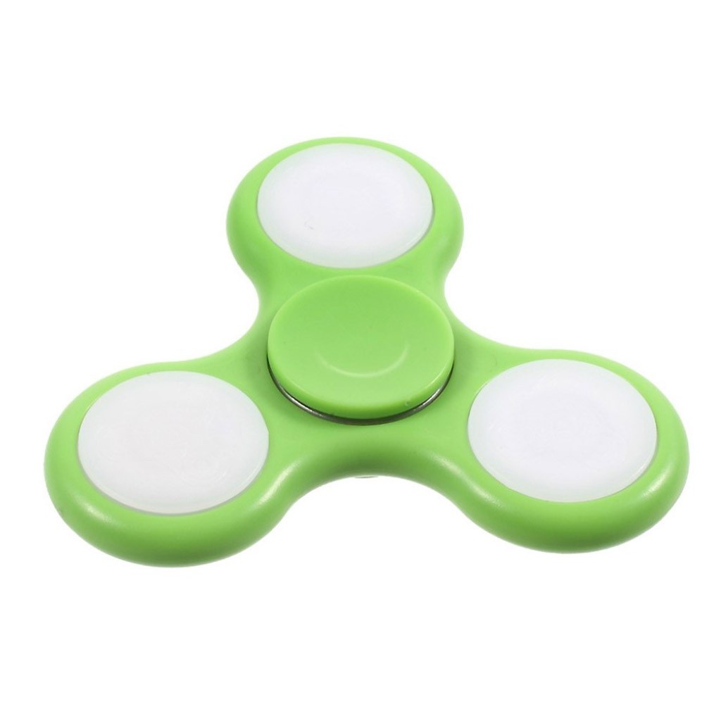 Fidget spinner tri-spinner - Grön