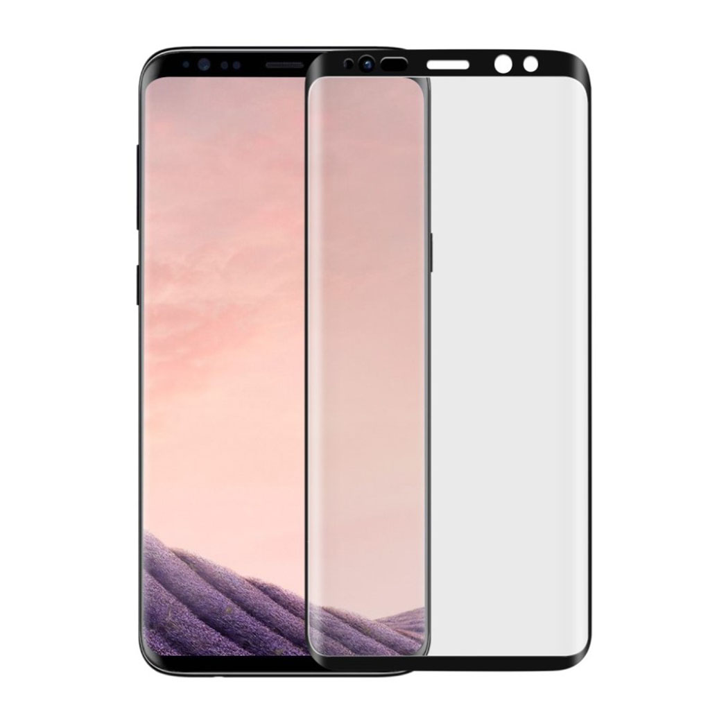 ANGIEBABE Samsung Galaxy S9 Plus Extra glas med ram - Svart