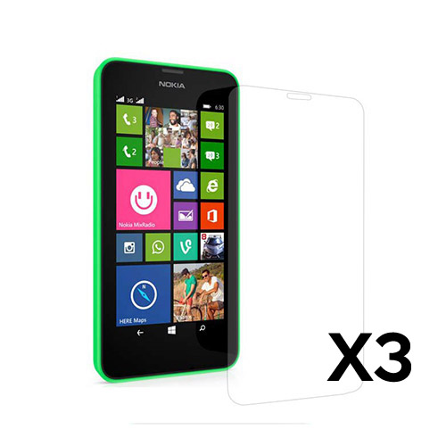 Displayskydd Til Nokia Lumia 630 / 635 - 3 Stycken