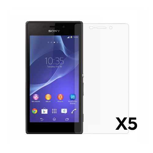 Displayskydd Til Sony Xperia M2 - 5 Stycken