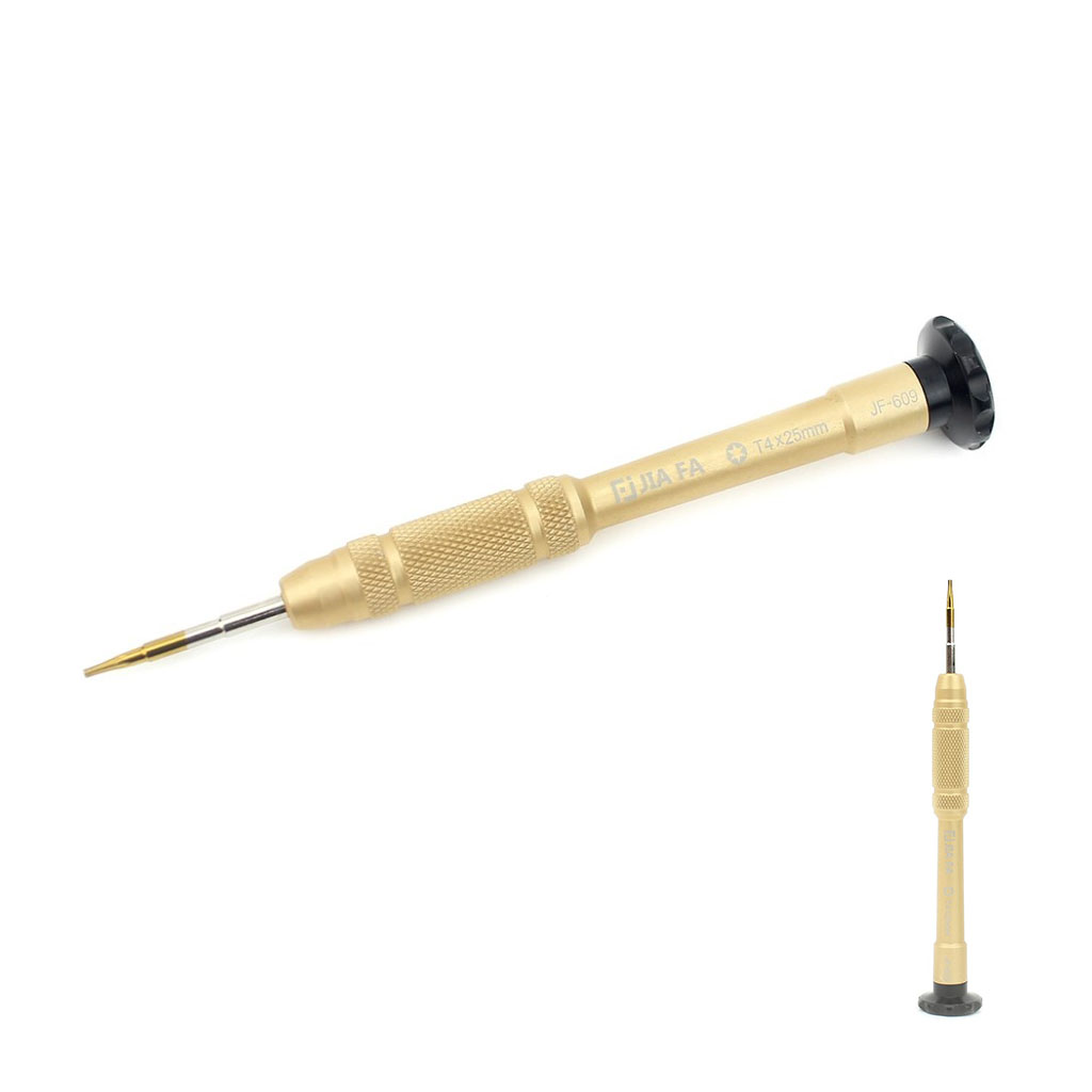 JF609 torx T4 skruvmejsel metall reparera halkfritt handtag -