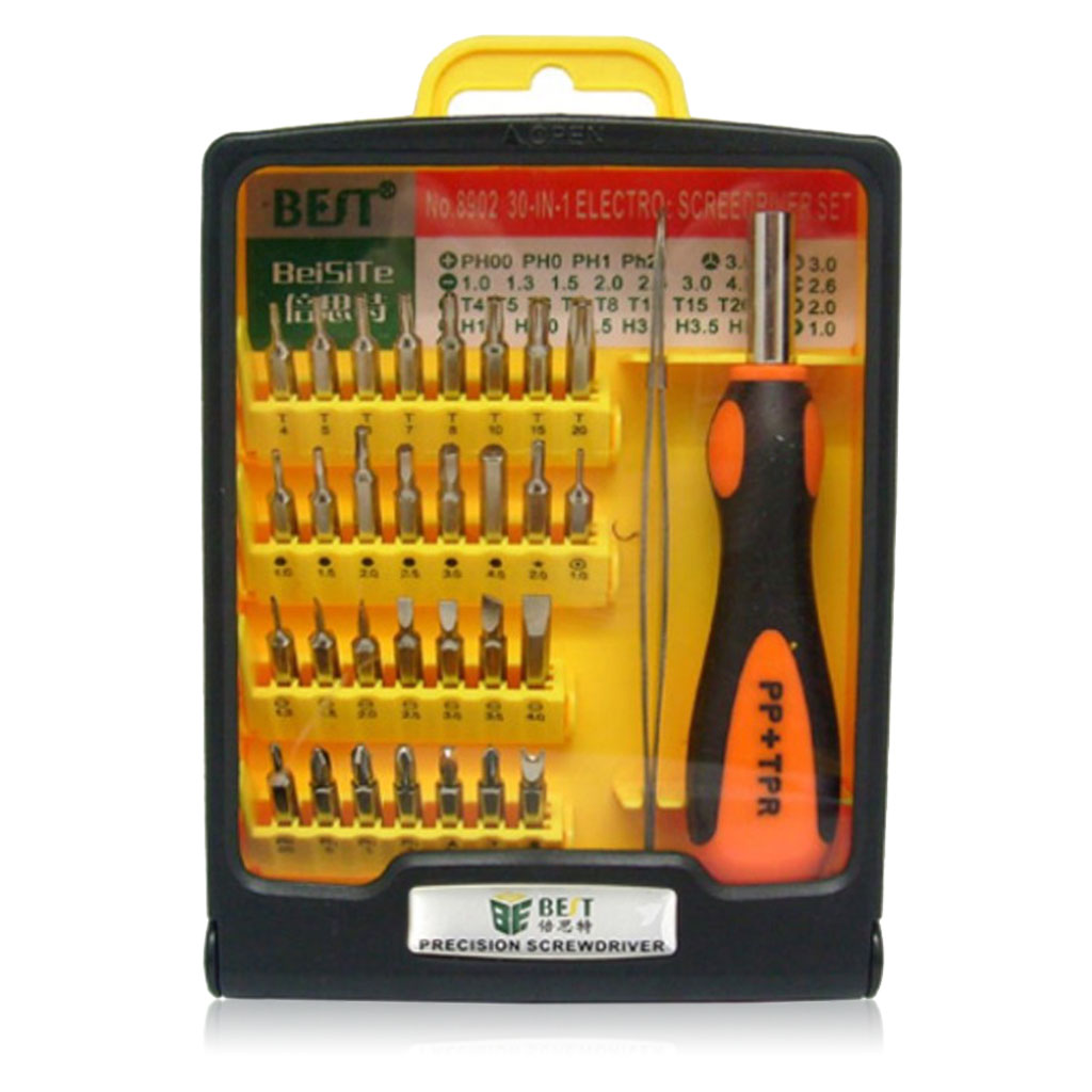 BEST BST-8902 30-i-1 verktygsbox reparera elektronik