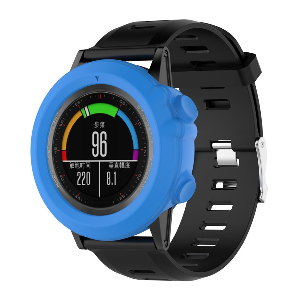 Garmin Fenix 3 och Fenix 3 HR och Fenix 3 Sapphire och Quatix 3 och Tactix Bravo skyddshölje silikon - Blå