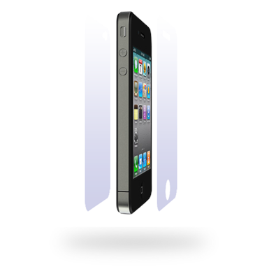 iPhone 4 Heltäckande Displayskydd