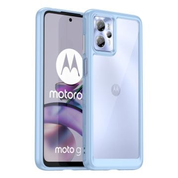 Motorola Moto G13 / Motorola Moto G23 smart telefonskal i akryl - Blå