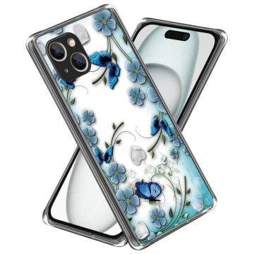 Deco iPhone 15 Plus skal - Fjäril Och Blomma