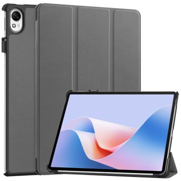 Huawei MatePad 11.5 S Fodral Auto Wake / Sleep Tri-Fold Stand Läder Tablet Cover - Grå