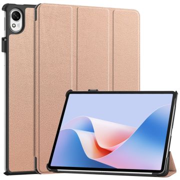 Huawei MatePad 11.5 S Fodral Auto Wake / Sleep Tri-Fold Stand Läder Tablet Cover - Roséguld