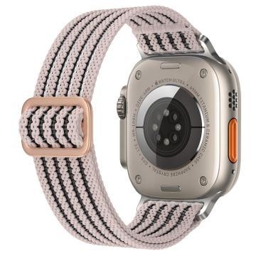 Andningsbart nylonarmband Apple Watch Series 41mm - 40mm - 38mm armband - Rosa