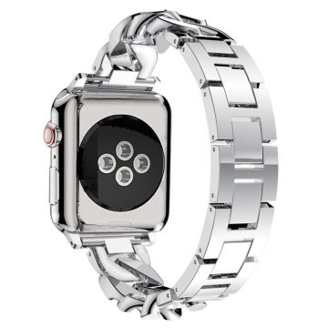 Apple Watch Series 41mm - 40mm - 38mm Klockarmband i zinklegering - Silver