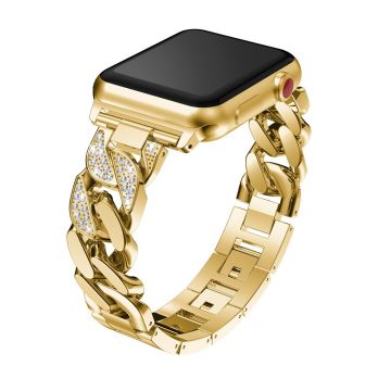 Apple Watch Series 41mm - 40mm - 38mm Klockarmband i zinklegering - Guld