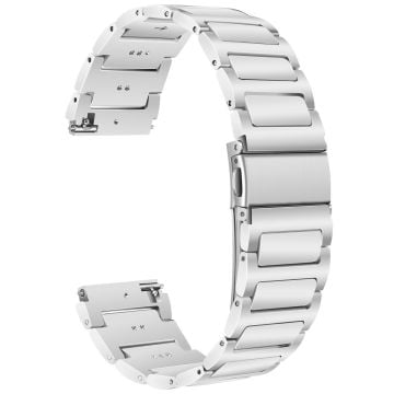 Huawei Watch 4 / 4 Pro / GT 4 46mm ersättningsklockarmband 22mm zinklegeringsarmband - Silver