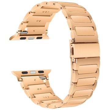 Apple Watch Series 41mm - 40mm - 38mm Sportklockarmband Zinklegeringsarmband - Roséguld