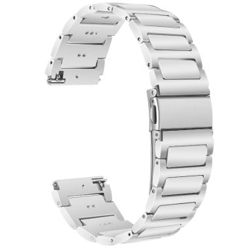 KALEBOL Huawei Watch 4 / 4 Pro / GT 4 46mm klockarmband 22mm metallband i zinklegering - Silver