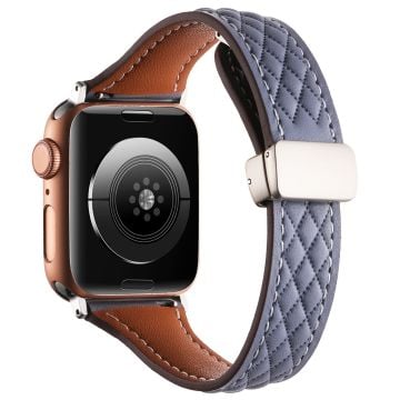 KALEBOL Apple Watch Series 41mm - 40mm - 38mm klockarmband i äkta läder - Lergrå