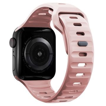 KALEBOL Apple Watch Series 49mm - 45mm - 44mm - 42mm Silikonarmband - Rosa