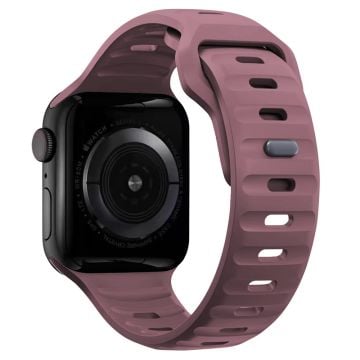 KALEBOL Apple Watch Series 41mm - 40mm - 38mm klockarmband sportarmband i silikon - Rökig Lila