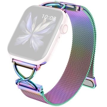 Apple Watch Series 9 8 7 41mm / 6 5 4 SE SE (2022) SE (2023) 40mm / 1 2 3 38mm Metallarmband - Flerfärgad