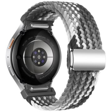 Samsung Galaxy Watch 20mm flätat klockarmband magnetiskt armband - Gradient Mörk