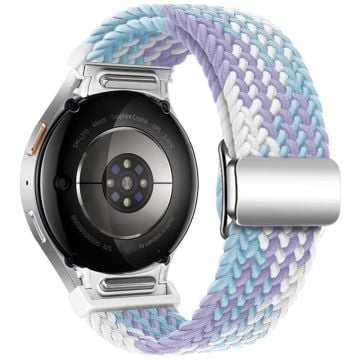 Samsung Galaxy Watch 20mm klockarmband magnetiskt flätat armband - Violett