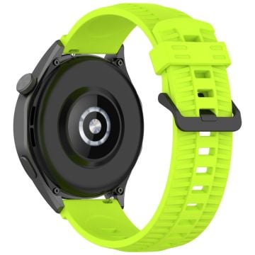 Huawei Watch GT 3 42mm / GT 3 Pro 43mm Silikon Klockarmband 20mm Tire Texture Armband - Lime