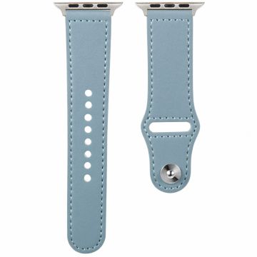 KALEBOL Apple Watch Series 41mm - 40mm - 38mm Watch Strap, Large Buckle - Blue