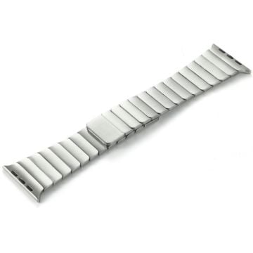 Apple Watch Series 49mm - 45mm - 44mm - 42mm Magnetic Metal Watch Strap - Silver