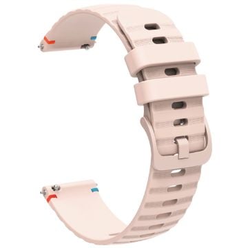 Samsung Galaxy Watch3 45mm universal 22mm Silicone Watch Strap - Rose Pink