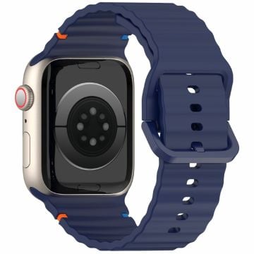 Silicone Strap for Apple Watch Series 41mm - 40mm - 38mm Band - Navy Blue