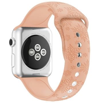 Watch Strap for Apple Watch Series 49mm - 45mm - 44mm - 42mm - Snowflake Pink