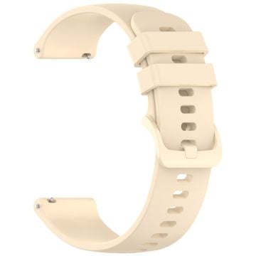 Garmin vivoactive 5 Silicone Watch Band 20mm Quick Release Replacement Strap - Light Yellow