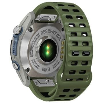 Garmin Fenix 8 51mm / Enduro 3 / Enduro 2 Silicone Watchband Quick Release Buckle Dual Color Watch Strap - Army Green+Black