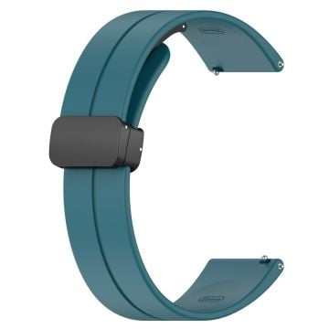 Klockarmband Xiaomi Redmi Watch 5 Active / Watch 5 Lite / Huawei Watch GT 5 46mm Universal 22mm Silikonarmband - Svartaktig Grön