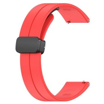 Klockarmband Xiaomi Redmi Watch 5 Active / Watch 5 Lite / Huawei Watch GT 5 46mm Universal 22mm Silikonarmband - Röd