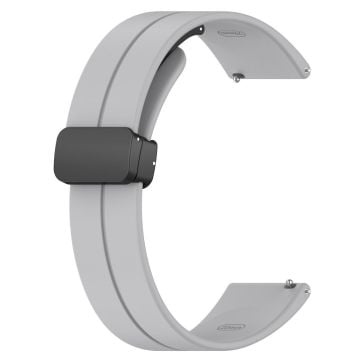 Klockarmband Xiaomi Redmi Watch 5 Active / Watch 5 Lite / Huawei Watch GT 5 46mm Universal 22mm Silikonarmband - Ljusgrå