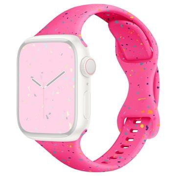 Armband Apple Watch Series 49mm - 45mm - 44mm - 42mm Silikonband - Barbie Rosa