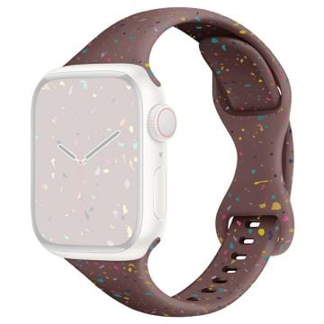 Armband Apple Watch Series 41mm - 40mm - 38mm Silikonarmband - Rökig Lila